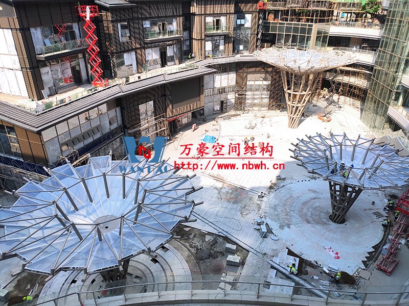 東南智匯城7#地塊傘狀ETFE膜結構工程